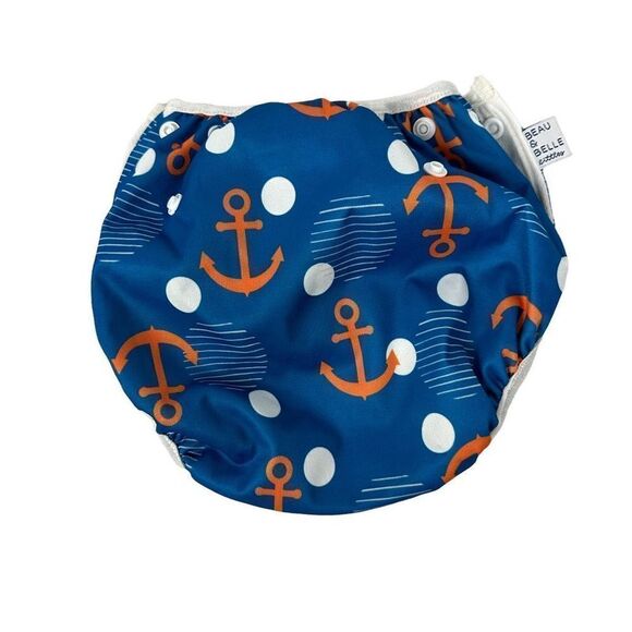 Beau & Belle Swim Pants Anchors 0-36 Months - Picture 4 of 8